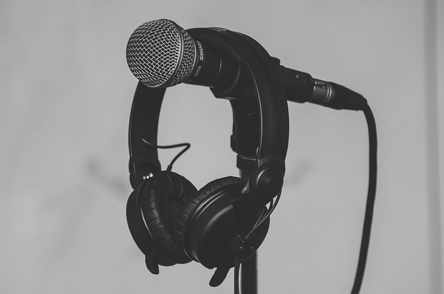 Microphone on a stand